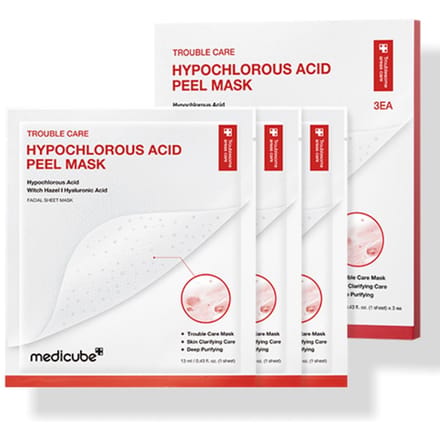 medicube - Hypochlorous Acid Peel Mask Set 13ml x 3 sheets