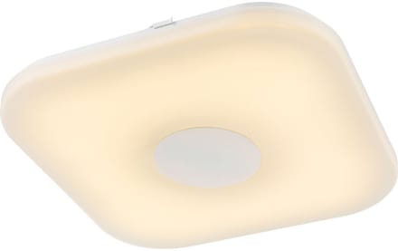 LED plafondlamp woonkamer eetkamerverlichting gesatineerd AFSTANDSBEDIENING vierkant wit