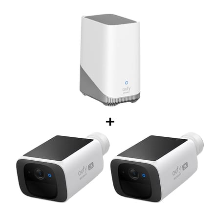 Eufy S220 SoloCam 2K Draadloze Beveiligingscamera - 2 Solar Camera's - Wit