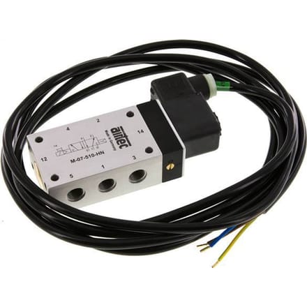 5/2 G1/4'' Magneetventiel 24V DC ATEX 1.5-10bar/21.0-140psi Airtec