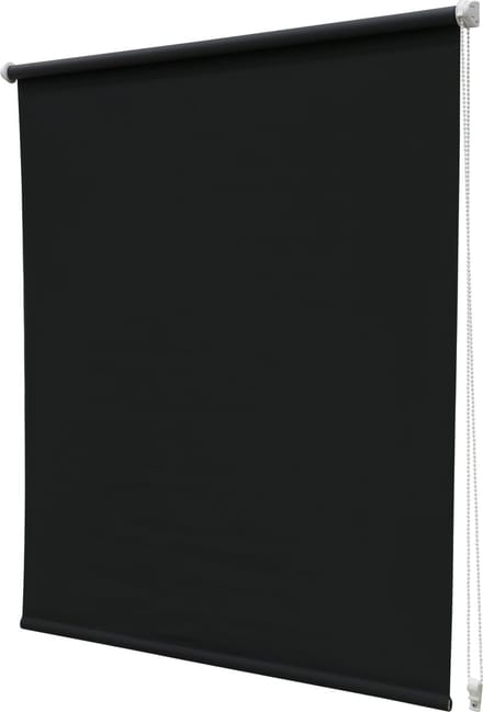 Rolgordijn - Verduisterend - Easy - Uni Zwart - 90x170cm - Intensions