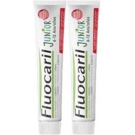 Fluocaril Junior Red Fruits Tooth Paste 2x75ml