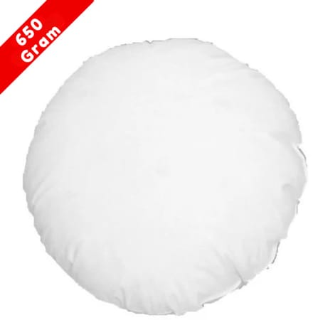 ROND BINNENKUSSEN | Kussenvulling 45 cm Dia | 650 gram | Kussenvulling | 100% Polyester - Vulling | Microvezel