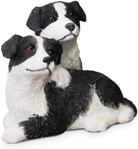 Hond Ornament - Huisdier Beeldje - Auto Interieur - Gedetailleerd Hars - 65 x 6 x 5 cm - Bruin
