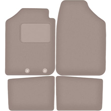 Beige veloursmatten voor: Dacia Spring hatchback (2021-)
