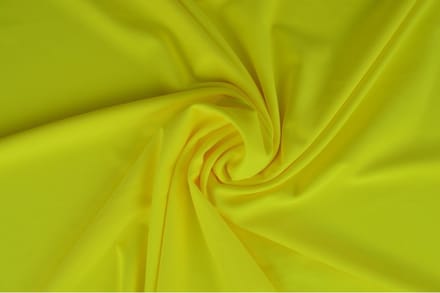 Lycra stof - Neon geel - 1 meter - Per meter - 155cm breed