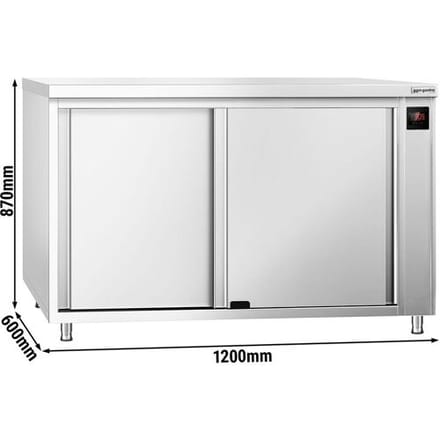 GGM Gastro Wärmeschrank PREMIUM - 1200x600mm - mit Schiebetüren - Digital