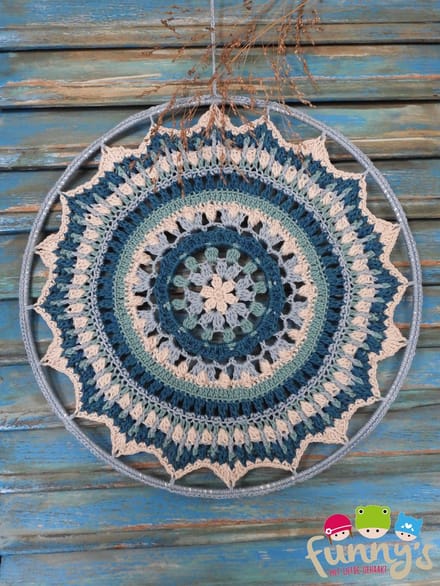 Haakpakket Funny Mandala Summer 30 cm