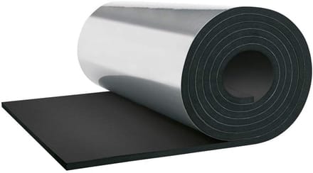 Zelfklevende rubberen isolatieplaat 25 mm - 4 m²