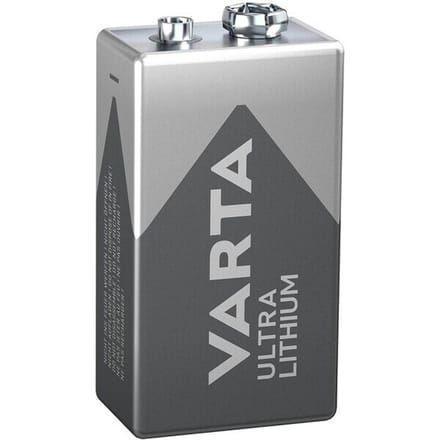 Varta LITHIUM 9V Bli 1 9V batterij (blok) Lithium 1200 mAh 9 V 1 stuk(s)