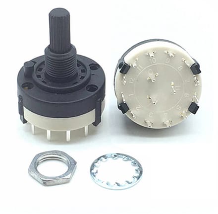Rotary Switch 3 Pole 4 Position RS26 keuzeschakelaar