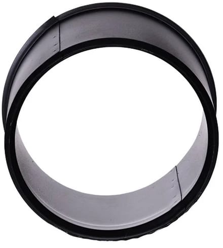 Schoorsteen insert dubbel Ø200mm 2mm zwart.