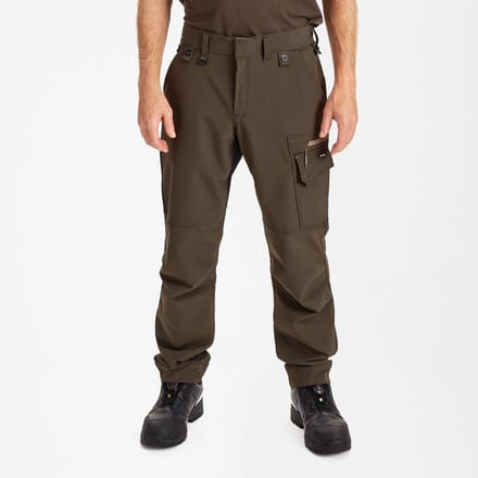 Engel Entire monteursbroek met 4-weg stretch 2336-234 - Forest Green / Black - 46