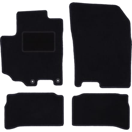 Zwarte veloursmatten voor: Suzuki Vitara III crossover (2015-)