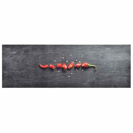 vidaXL - Keukenmat - wasbaar - Pepper - 45x150 - cm