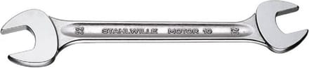 Stahlwille Motor 10 Dubbele Steeksleutel - Chrome Alloy Steel Verchroomd - maat 18/19 - Prijs per stuk