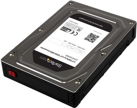 StarTech.com 2.5" SSD/HDD to 3.5" SATA Aluminum HDD Adapter Enclosure