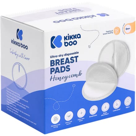 Kikka Boo Ultra-Dry Disposable Breast Pads Honeycomb – 25 stuks