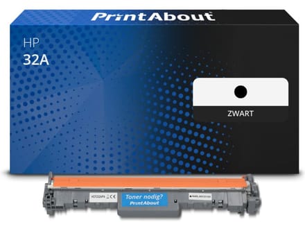 PrintAbout huismerk Drum 32A (CF232A) Zwart Geschikt voor HP