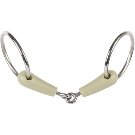 2-rings snaffle bit voor enkel paard Harry's Horse Apple