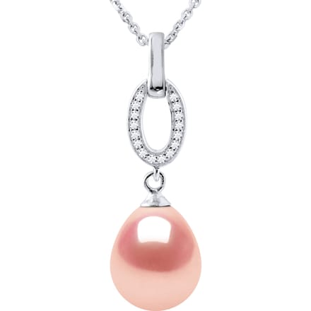 SHUTTLE zoetwater parel sieraden 9-10 mm Roze 925