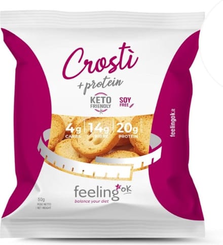 Feeling OK | Crosti Toastjes | Olijf | 6 stuks | 6 x 50g