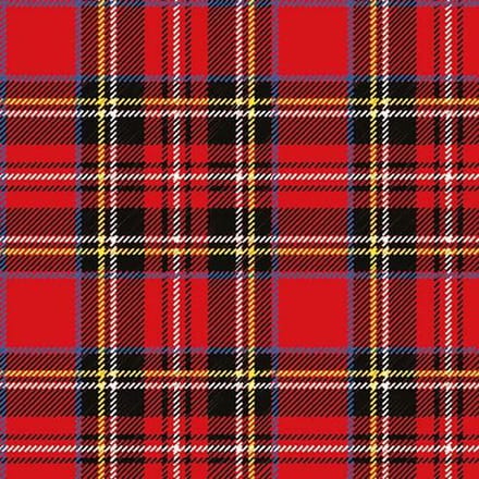 Ambiente Scottish Red papieren servetten