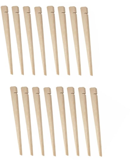 Proplus Tentharing - 16x - hout - 40 cm - tentpennen/zandharing - robuust - extra stevig