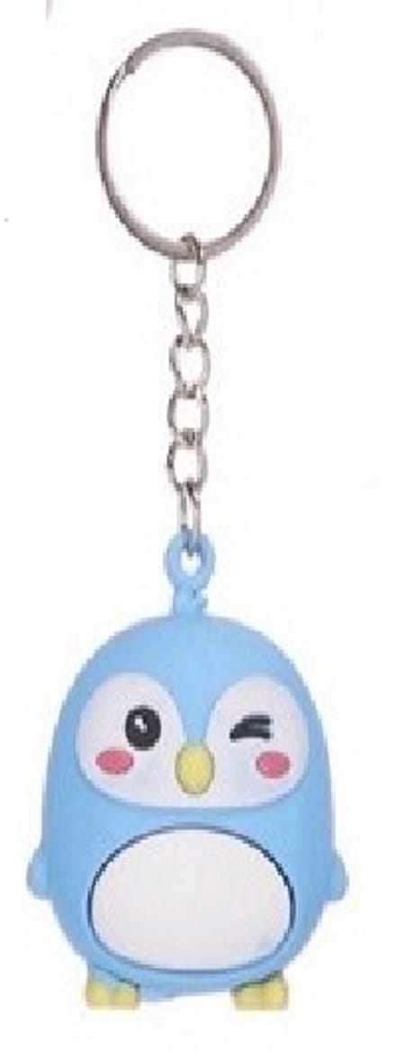 Kawaii Kuties 3D Keychain – Pinguïn Patto – Cute Penguin Winter Keychain 6 cm – Cadeau