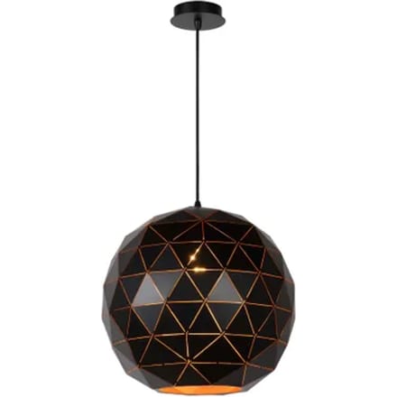 Lucide Hanglamp Otona - Zwart - 40cm - E27