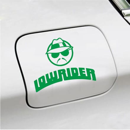 Bumpersticker - Low Rider - 12,5 X 15,6 - Groen