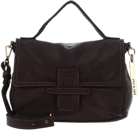 CATERINA LUCCHI Leren schoudertas Parma Maria Shoulder Bag Moro donkerbruin
