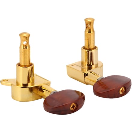 Mécaniques à blocage 3L3R Têtes de machine pour guitare acoustique électrique(Or) beige