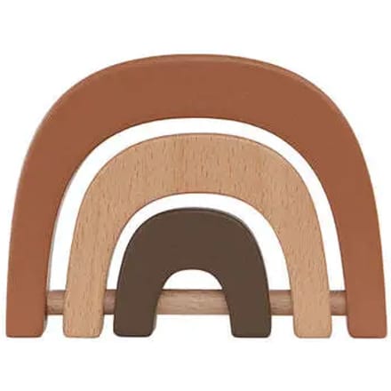 Houten regenboog bijtring OYOY Living Design