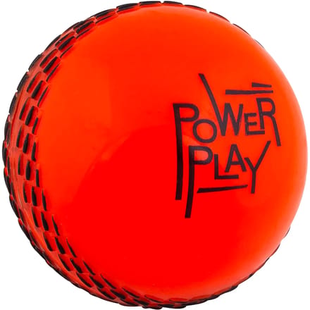Gray-Nicolls Cricket PLASTIC POWERPLAY BALL ORANGE One Size - Orange