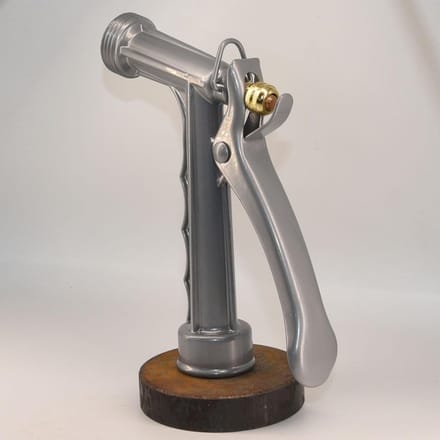 Watersproeier Nozzle - Tuinslang Sproeier - Opritten Schoonmaken - Volledig Metalen - 5 Inch - Zilver