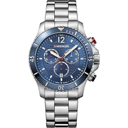 Wenger 01.0643.111 Heren Horloge Swiss-made 43mm 20 ATM