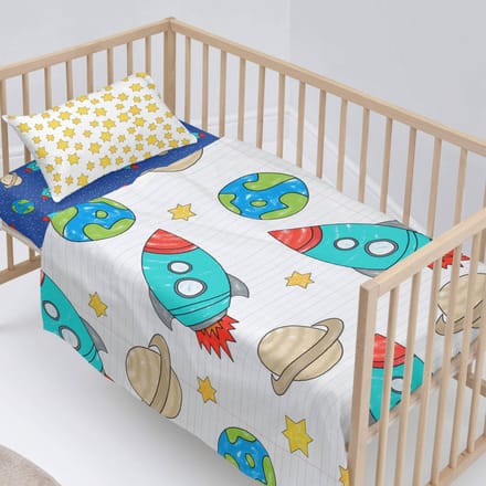 Kinderlakenset Space Rocket | Mr Fox
