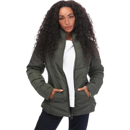 Ted Baker Dames Renika Korte Puffer Jas (Khaki Groen)