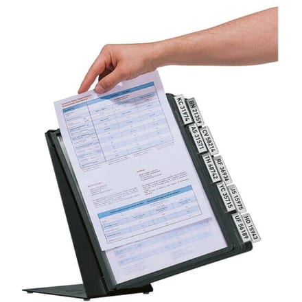 Durable - bureaustandaard Vario met 10 tassen | ft A4 | zwart