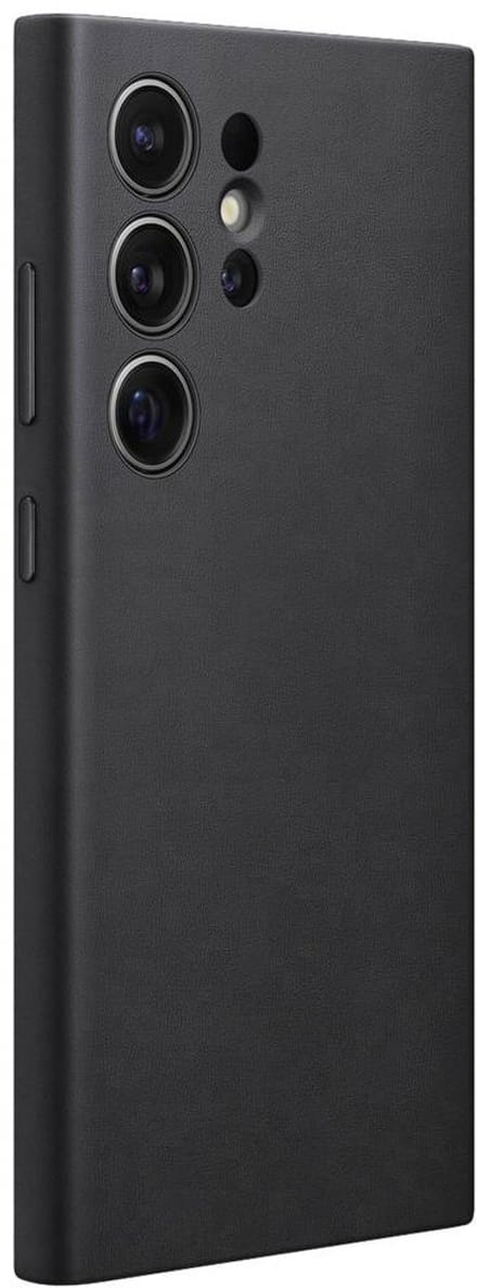 Samsung Vegan Leather Case - Geschikt voor Samsung Galaxy S24 Ultra - Black