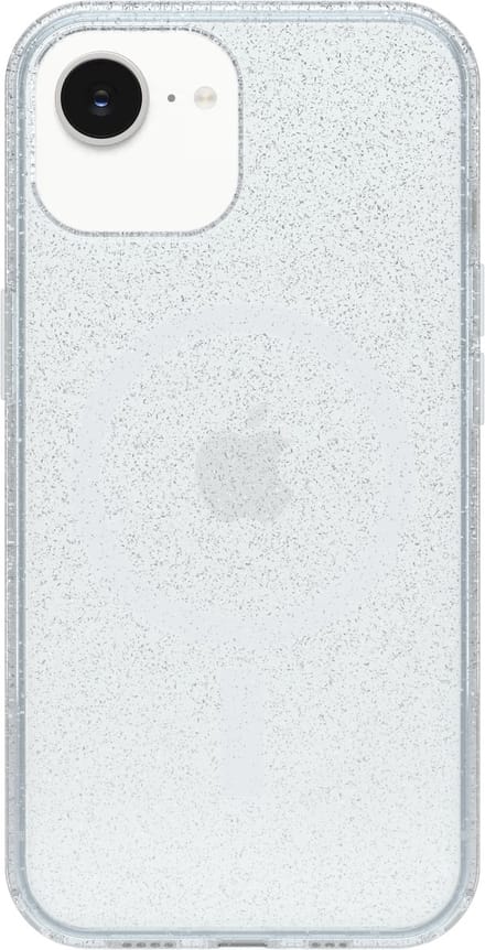 Otterbox Symmetry Clear Magsafe Backcover Apple iPhone 17e, iPhone 16e, iPhone 15, iPhone 14, iPhone 13 Stardust Inductieve lading, MagSafe compatible