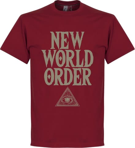 New World Order T-Shirt - Rood - M