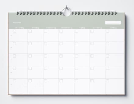Huurdies Planner - 18 maanden - Tijdloos - A4+