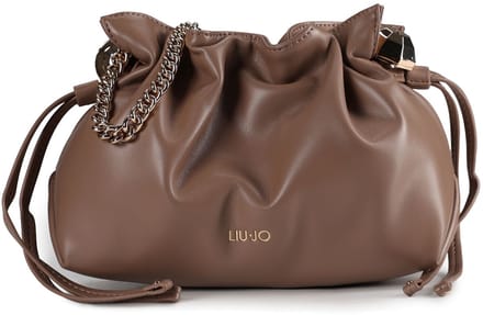 LIU JO schoudertas Riccy ECS Hobo Bag Mocha bruine