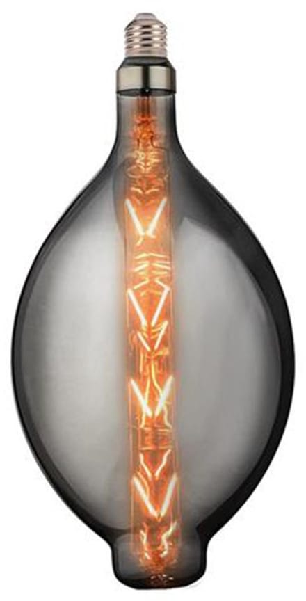 LED Lamp - Design - Elma XL - E27 Fitting - Titanium - 8W - Warm Wit 2400K