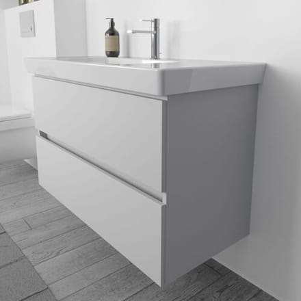 Megabad Profi Collection Vanity unit 2 drawers with soft closing, 95 x 57,2 x 44 cm HMW10056003WEMB2100