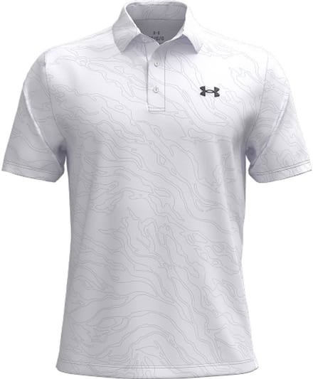 Under Armour Heren Playoff Golf Polo 3.0 Printed Micro Camo White