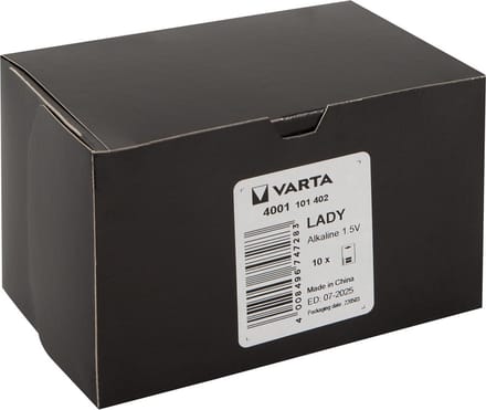 Batterij varta 2x lr1 n lady alkaline | 10 stuks