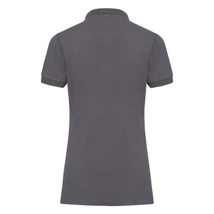Russell Dames/Dames Stretch Fitted Poloshirt (Convoy Grijs Effen)